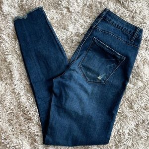 ASOS skinny leg true blue jeans